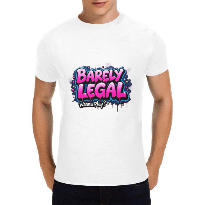 Just Turned 18 – Flirty Drip Text Graphic T-Shirt（Made in USA，Ships to USA Only） - Image 5