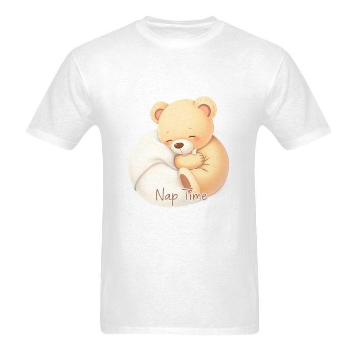 Men - Heavy Cotton T-Shirt - Front Print （Made in USA，Ships to USA Only） - Image 3