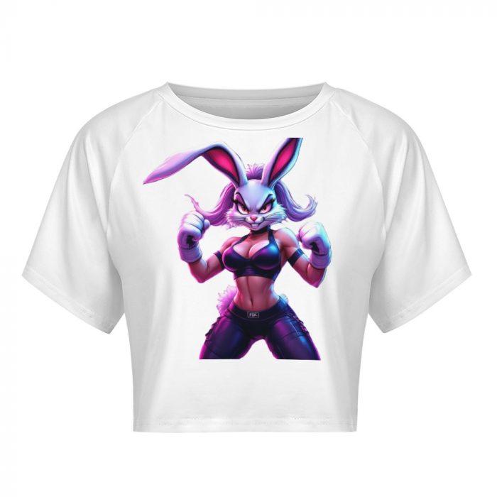 Power Stance Bunny Crop Top – Barbed Halo Collection - Image 3