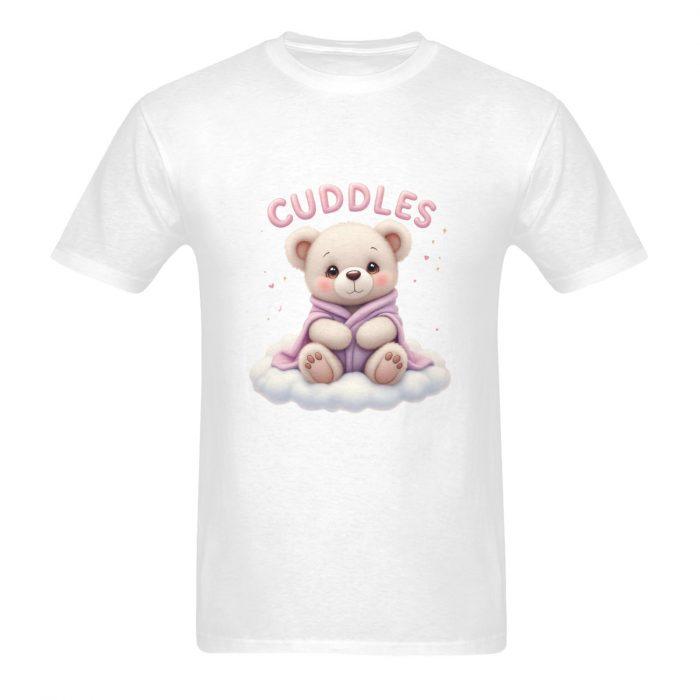 Cuddles Bear – Soft Dreamcore Graphic T-Shirt （Made in USA，Ships to USA Only） - Image 3