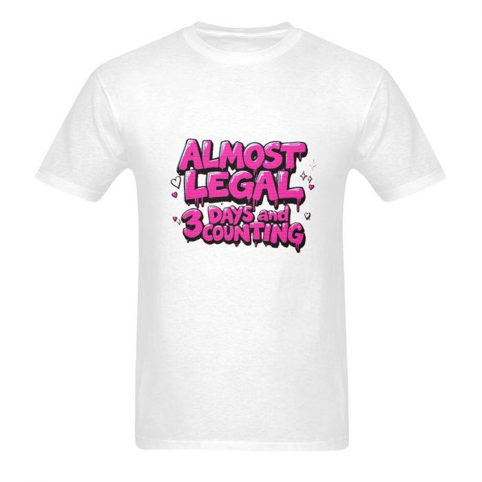 Countdown Tee – 18th Birthday Flirt Graphic T-Shirt （Made in USA，Ships to USA Only） - Image 7