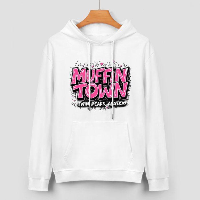 Muffin Town Hoodie – Bold Logo Hoodie for Twin Peaks, AL Girls with Attitude - Image 2