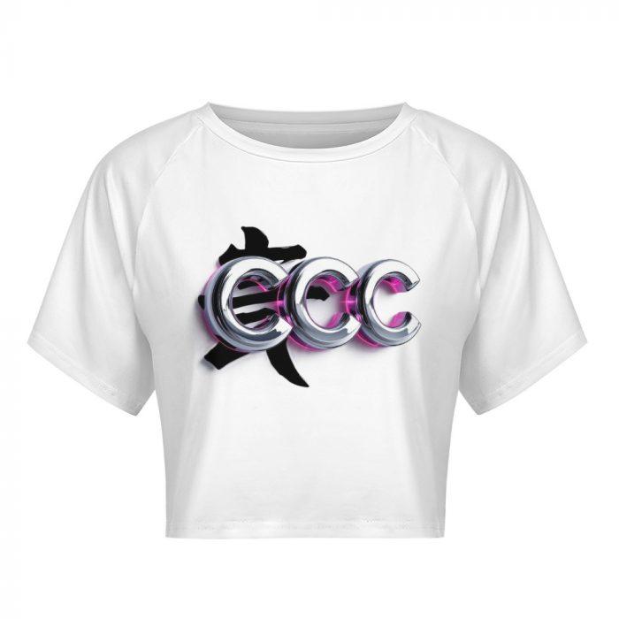 CCC Logo Graffiti Gloss Crop – Candy Curves Signature Tee - Image 3