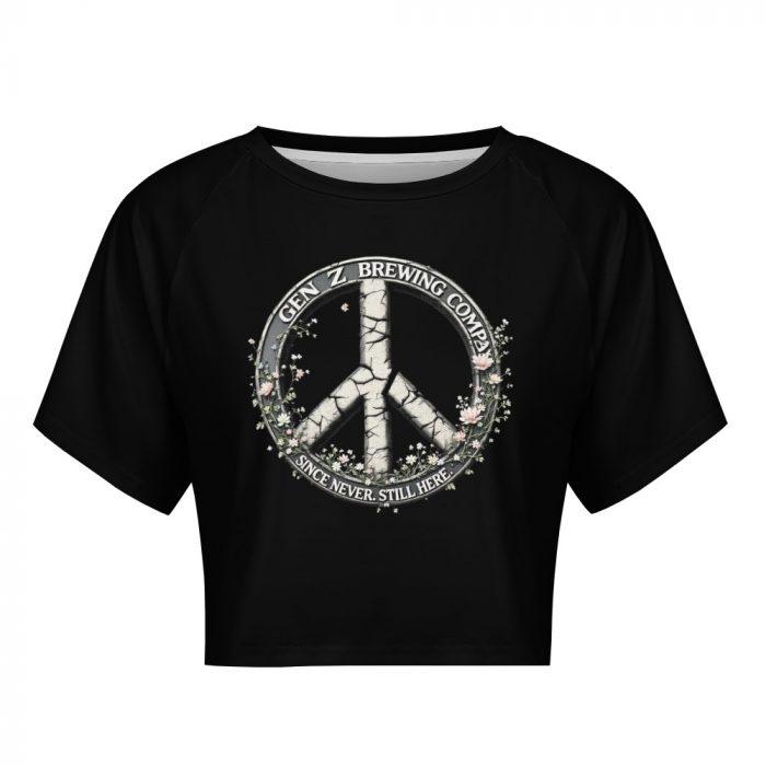 Gun Z Brewing Co. Crop – Peace Sign Survival Tee - Image 8