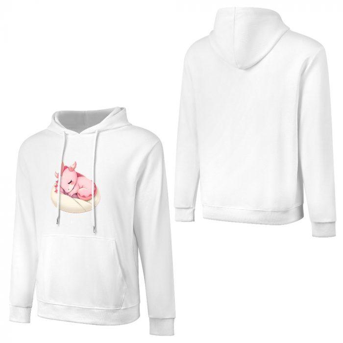 Nap Time Pink Dragon Hoodie – Soft Fantasy Creature Hoodie with Sleeping Dragon Art - Image 5