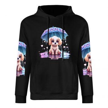 Puddles Puppy Hoodie – Cute Rainy Day Dog Sweatshirt