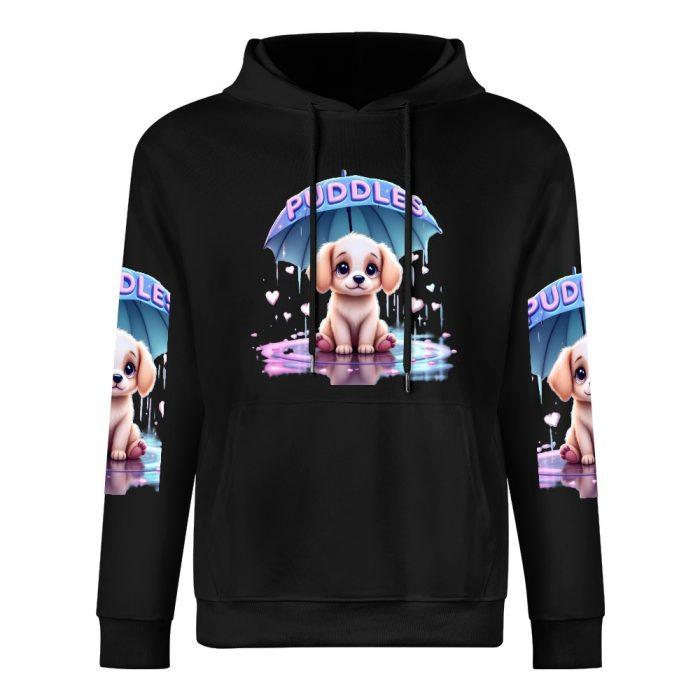 Puddles Puppy Hoodie – Cute Rainy Day Dog Sweatshirt