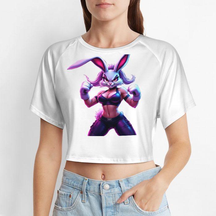 Power Stance Bunny Crop Top – Barbed Halo Collection
