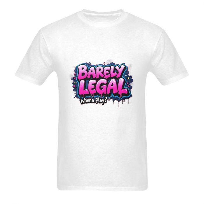 Just Turned 18 – Flirty Drip Text Graphic T-Shirt（Made in USA，Ships to USA Only） - Image 7