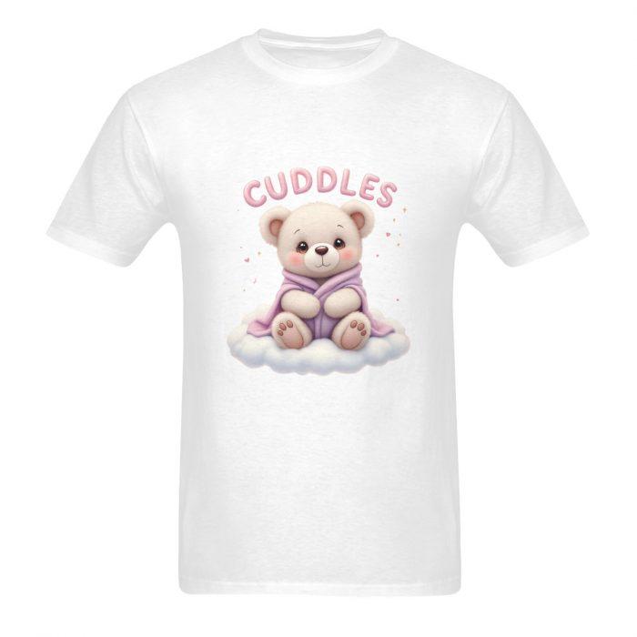 Cuddles Bear – Soft Dreamcore Graphic T-Shirt （Made in USA，Ships to USA Only） - Image 7