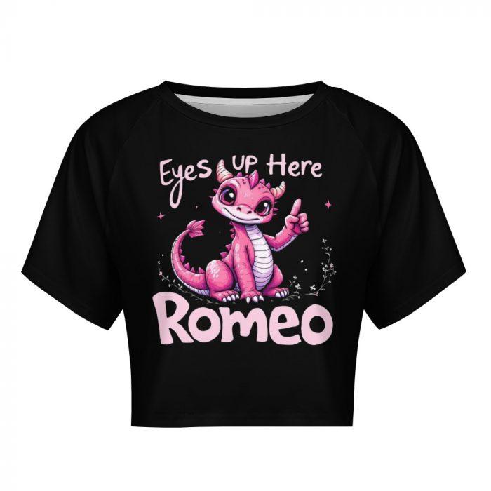 Eyes Up Here Romeo Crop Top – First Kiss Butterflies Exclusive - Image 8