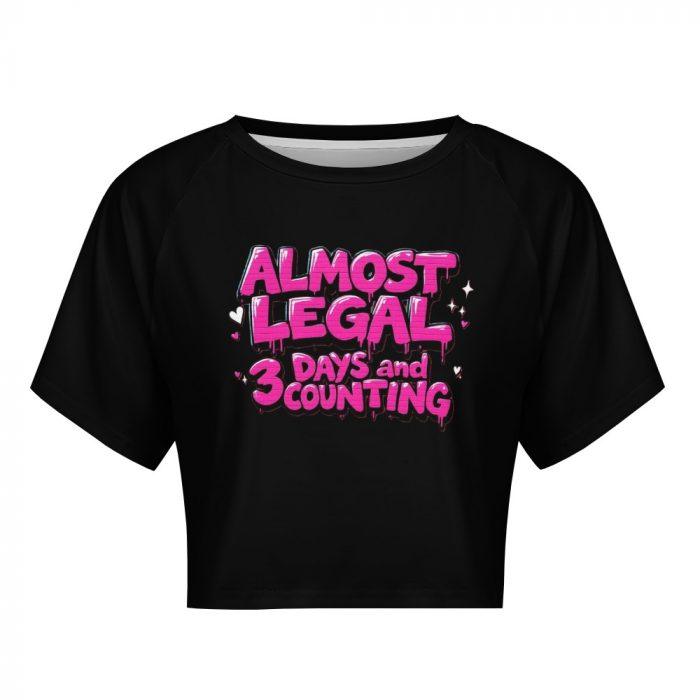 Almost Legal Crop – 3 Days and Counting Flirty Countdown Tee - Image 8