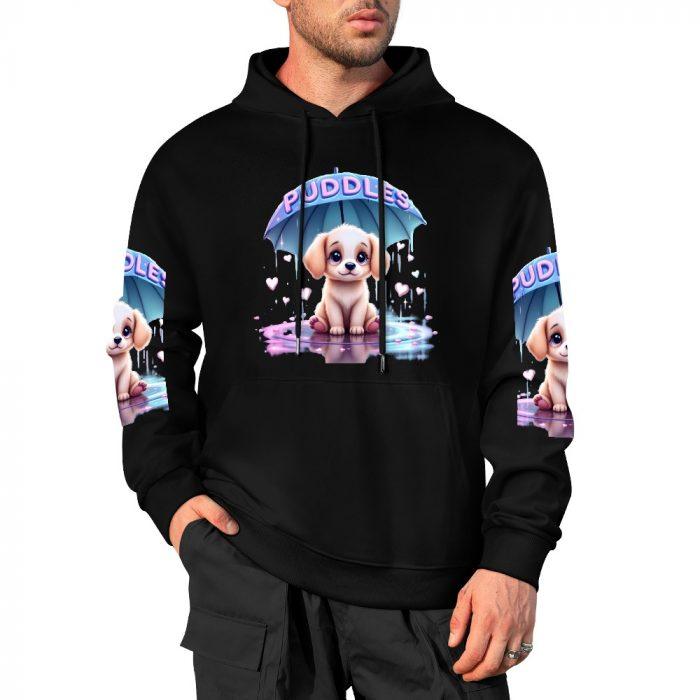 Puddles Puppy Hoodie – Cute Rainy Day Dog Sweatshirt - Image 4