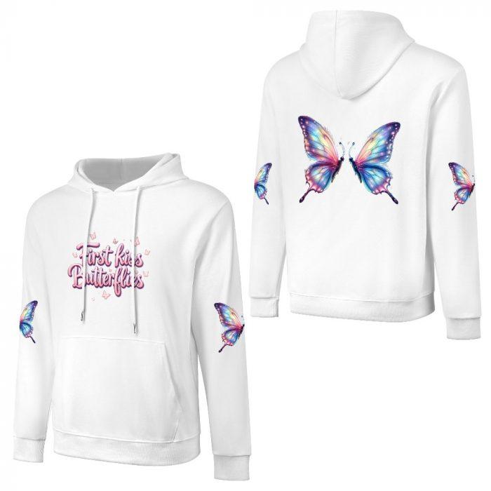First Kiss Butterflies Hoodie – Cute Pastel Butterfly Sleeve Hoodie for Girls - Image 5