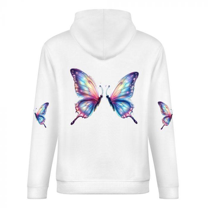 First Kiss Butterflies Hoodie – Cute Pastel Butterfly Sleeve Hoodie for Girls - Image 6