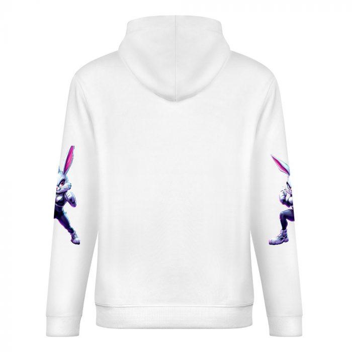 Combat Bunny Hoodie – Fierce Fighter Bunny Hoodie with Bold Sleeve Graphics - Image 6