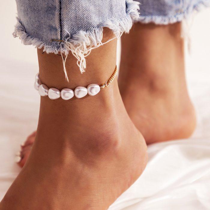European And American Beaded Weaving Niche All-match Beach Anklets - Image 7